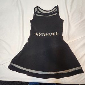 Girl's Black Bling Children's Place Dress M 7/8